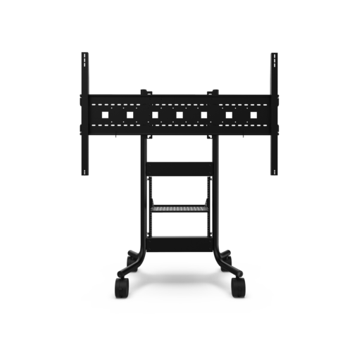 Avteq RPS-500 Mobile Cart for Cisco Boards 70 and Pro 75 (RPS-500-CSB70) without display. Front View