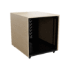 Avteq TeQ Rack Mobile Cabinet (TR-12), Front Angled View Door Closed