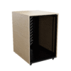 Avteq TeQ Rack Mobile Cabinet (TR-16), Front Angled View Door Closed