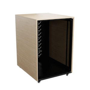 TR-16 Rack Mobile Cabinet, Front Angled View