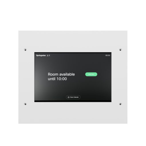 Avteq Cisco Room Navigator In-Wall Mount (CN-WMP) with Cisco Room Navigator Touch Panel, Front View