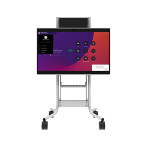 RPS-500-BB-CSB55W DynamiQ RPS-500 Cart for Cisco boards with Cisco Board Pro 55 display, Front angled view