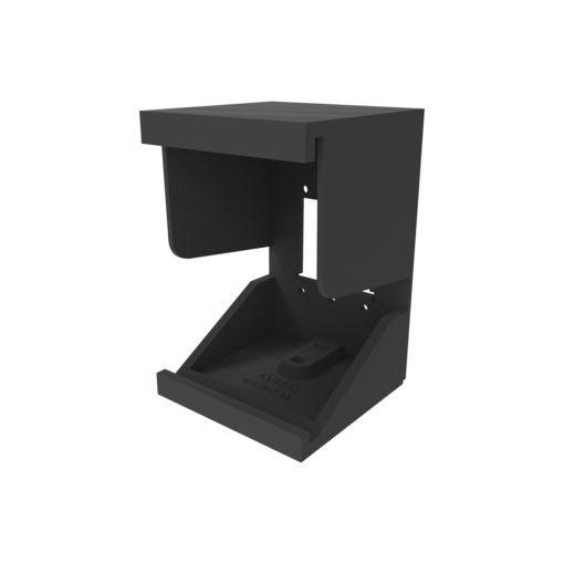 Avteq Poly GC8 Surface Wall Mount (GC8-SM) without GC8 touch controller, Front Angled View