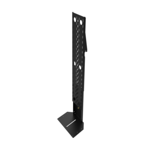 PTZ Video Conferencing Camera Mount PS50-BLW-24, Camera shelf below display with 24-inch mount bracket
