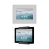 Avteq Poly TC8 In-Wall Mount and Surface Wall Mount (TC8-WMP | TC8-SM) for the Poly TC8 Touch Controller, Front View