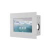 Avteq Poly TC8 In-Wall Mount (TC8-WMP) Mount with Poly TC8 Touch Controller, Front Angled View