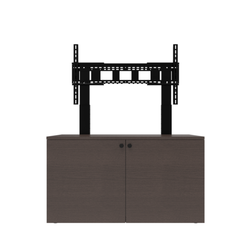 2-Bay Credenza CRED2L-s, CRED2V-S with UM-1 Mount