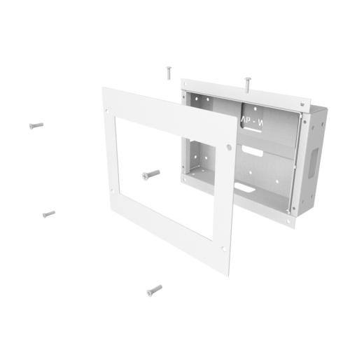 Avteq Logitech Tap IP In-Wall Mount LTAP-WMP Parts, Front Angled View