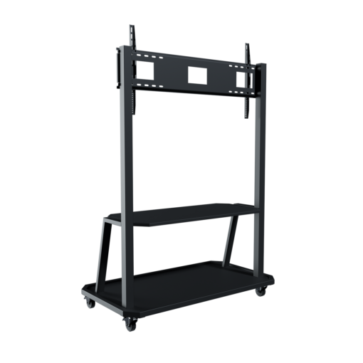 EDC-100 Classroom Mobile Cart with no display, Back angled view