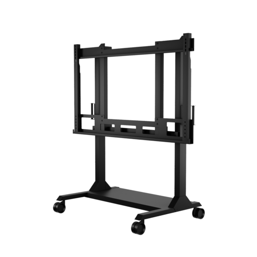 Avteq Max Mobile Cart for Large Format Displays without a display, Front Angled View