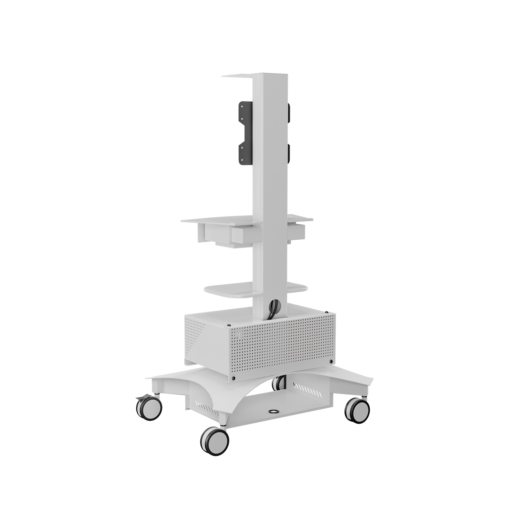 Avteq TMP-200 Telemedicine Cart with single display mount, Back View