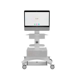 TMP-200 Telemedicine Cart with Cisco Desk Pro, Front view