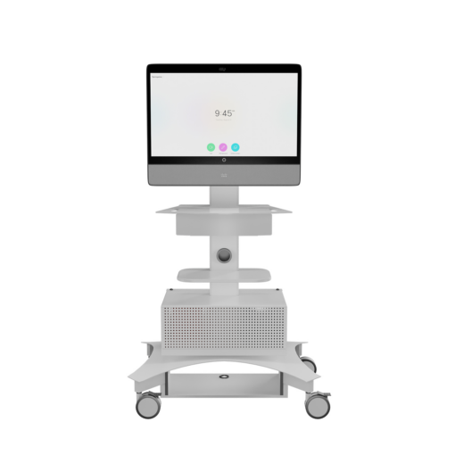 Avteq TMP-200 Telemedicine Cart with Cisco Desk Pro, Front view