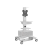 Avteq TMP-200 Telemedicine Cart with single display mount, Front Angled View