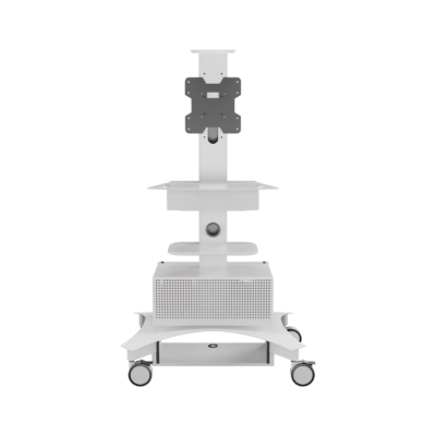 TMP-200 Telemedicine Cart for single displays, Front view