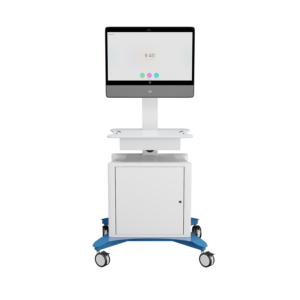 TMP-300 Telemedicine Cart with the Cisco Desk Pro, Front View