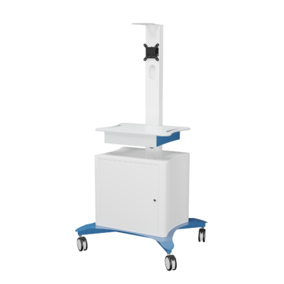 TMP-300 Telemedicine Cart, Front angled view