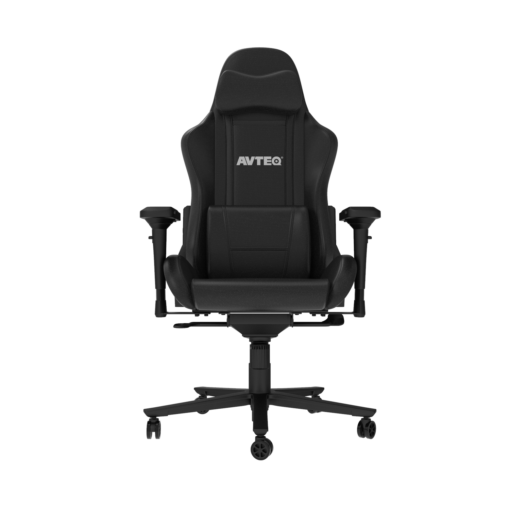 Avteq Esports Gaming Chair (ESGCHAIR) with Customized Branded Logo. Front View.