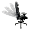 Avteq Esports Gaming Chair (ESGCHAIR) reclining. Side View.